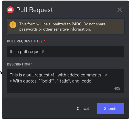 Discord integration for Perforce Helix Core.